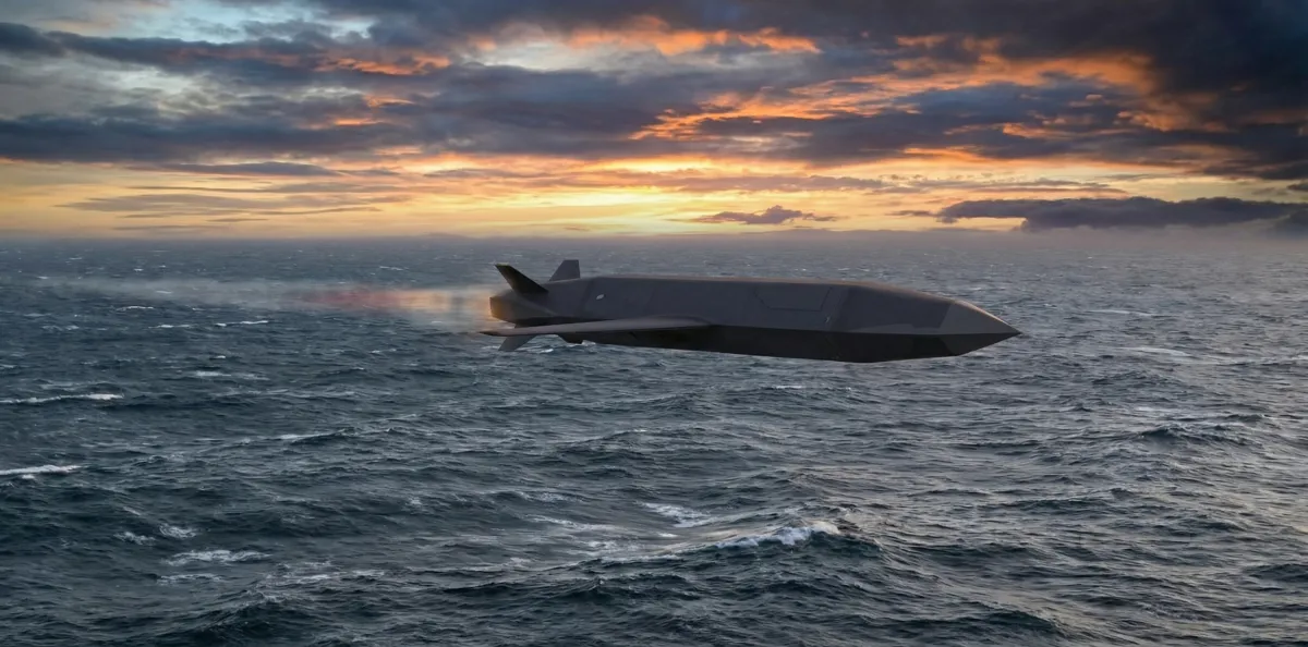 Anduril Barracuda autonomous cruise missile in flight