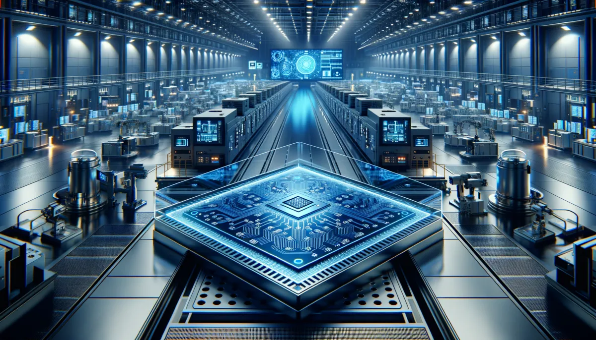 Intel 18A chip fabrication with advanced process technology