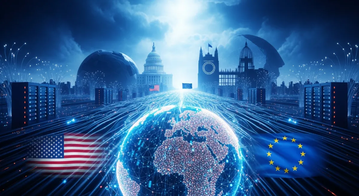 Geopolitical battle over global data flows and AI regulation