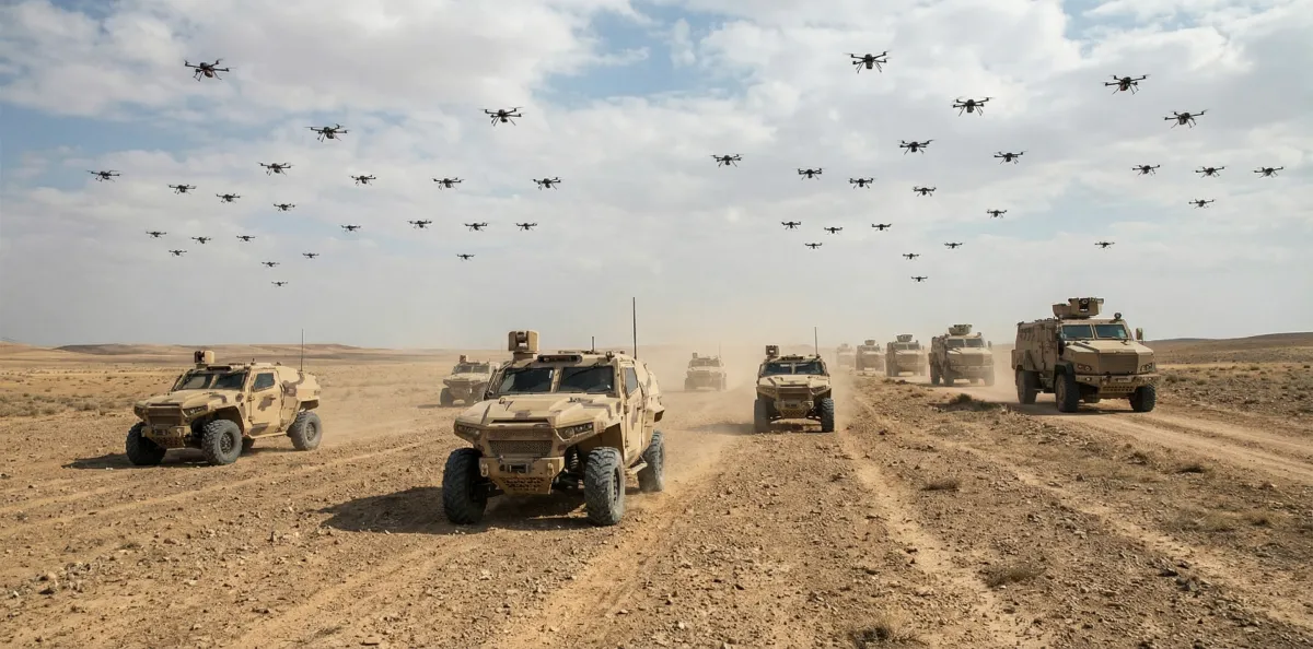US Army robot-first strategy with autonomous vehicles and drones